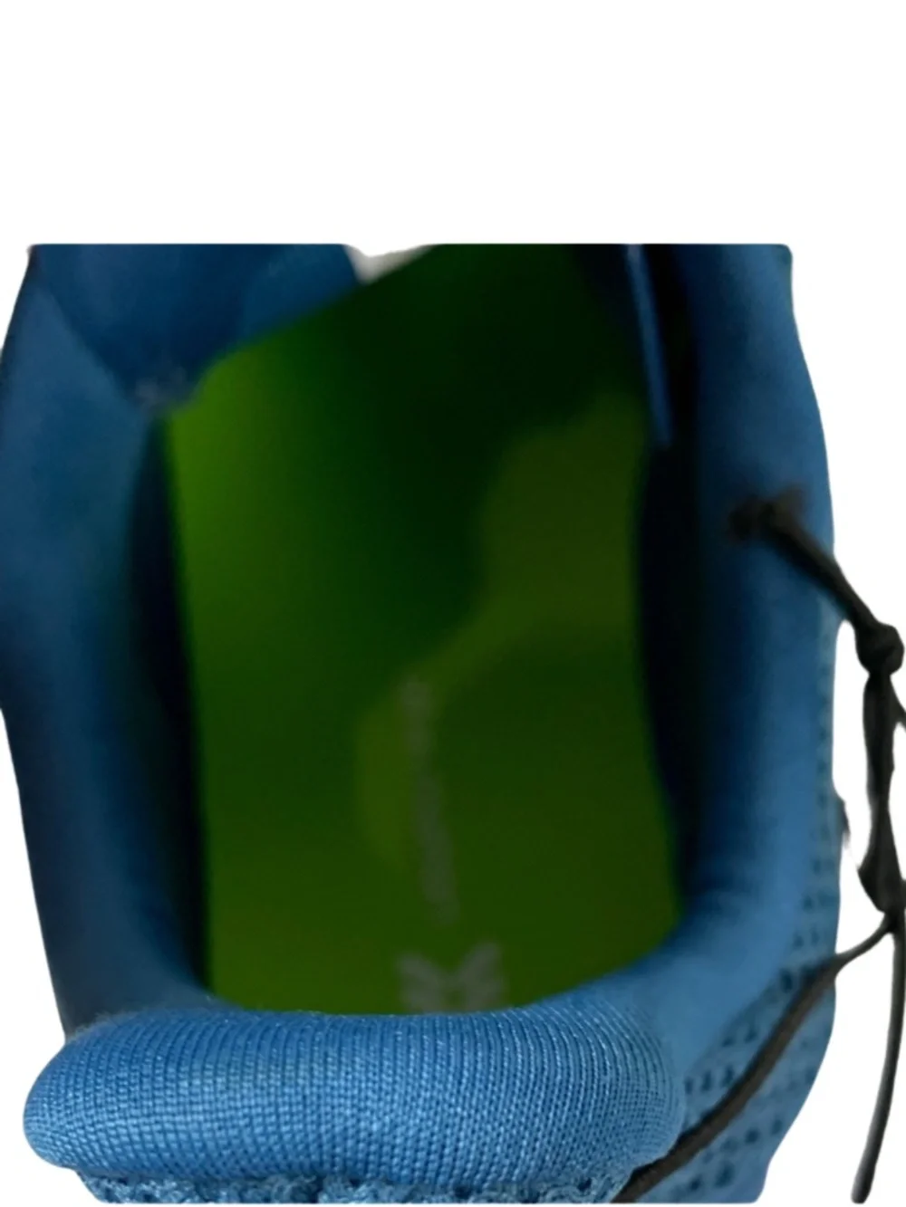 All in Motion Blue and Neon Green Sneakers Kids Size 3 Sporty Colorful